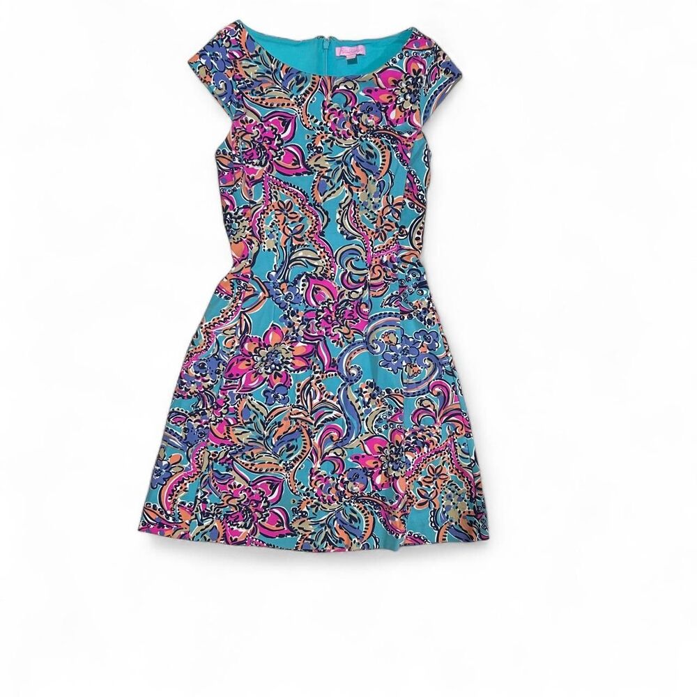 Lilly Pulitzer Floral Paisley Shift Dress